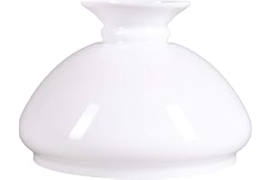 H4L Petroleumglas Lampenglas Ersatzglas Leuchtenglas Petroleumlampe Vestaschirm Einbaumaß Ø 218mm Weiß