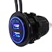 Produktbild Swiftswan 12V-24V Zigarettenanzünder Splitter 2 Port USB Car Charger Adapter (Farbe: Blau)