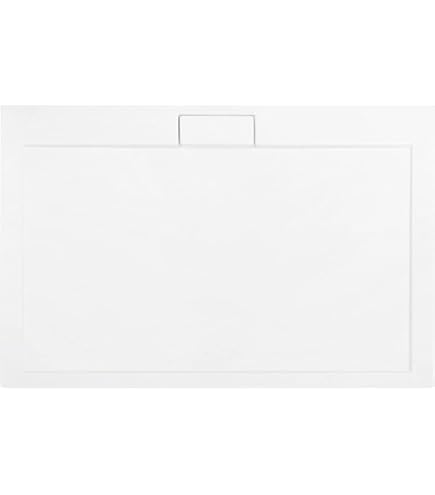 AQUABAD Duschwanne Palast 90x110cm - Mit LeakProtect In Grey Stone