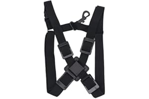 SPYMINNPOO Sangle de Cou de Saxophone, Accessoire D'instrument de Musique de Harnais de Bandoulière de Poitrine de Saxophone Réglable pour Alto