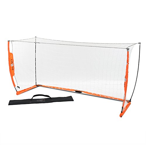 Bow Net Portable Football/Soccer Net - Orange, 4 x 8 Ft