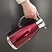 Produktbild Dongyd Isolation Topf Europäischen Warme Wasserkocher Heißer Haushalt 304 Edelstahl Isolierflasche 2L Thermoskanne Wasserflasche Kaffeekanne (Farbe : Red)