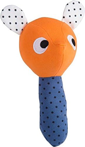 Farg Form Filur Baby Rattle Orange/Blue