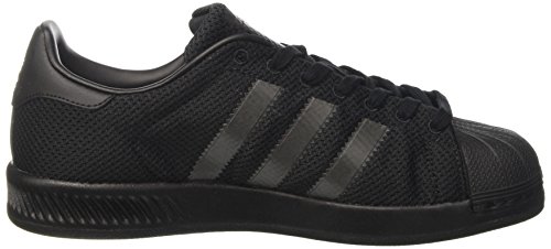 adidas Herren Superstar Bounce Basketballschuhe, Schwarz (Cblack/Cblack/Cblack), 43 1/3 EU -