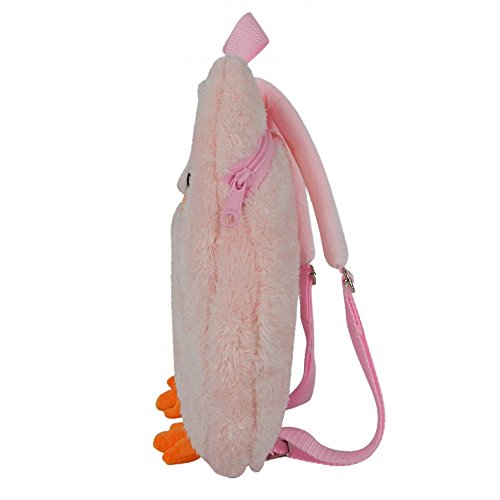 SAC A DOS PELUCHE MATERNELLE ROSE-KIDS-HIBOU