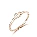 Produktbild Anti-Allergie-Mode-Trend Auden Diamant Schmuck Weiblichen Legierung Rose Gold Herz Armband Schmuck , Roségold