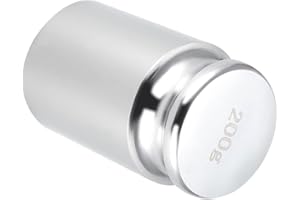Kozelo Scale Calibration Weight - [200g x M1 Precision] Chrome Plated Steel Gram Weight for Digital Jewelry Scale Science Lab Balance, Silver Tone