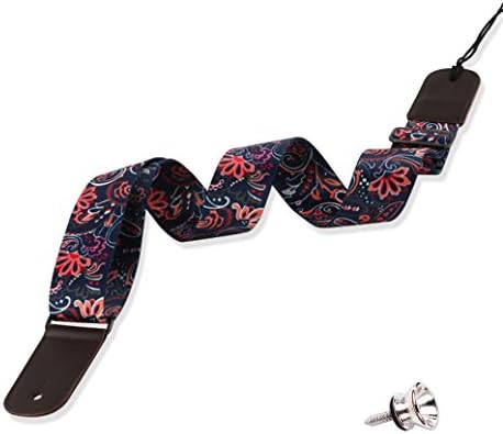 CYC Music Unique Style High Quality Adjustable Jacquard Weave Guitar Strap ( 2 inches wide )+ Strap Lock - 013
