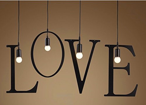 Preisvergleich Produktbild Mmn Loft, Amerikaner, Land, kreativ, Kronleuchter, Persönlichkeit, Restaurant, Bar, Cafe, Kunst, Retro, Brief, Eisen, Kronleuchter mmn