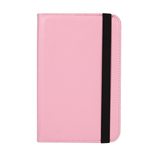 Universal Rotation Tasche für Tablet Modelle in 7, 8 oder 10 Zoll Größe Case Schutz Hülle Cover (7 Zoll, Rosa) - 5