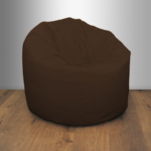 Shopisfy Large Children's & Teen's Water Resistant Fabric Bean Bag, Brown