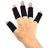 Suave y cómodo TRIXES Protector elástico para dedos, apoyo artritis ayuda en deportes x 10