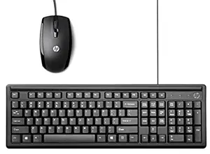 HP USB Wired Combo Keyboard 100 and X500 Mouse (2UN30AA, E5C12AA)