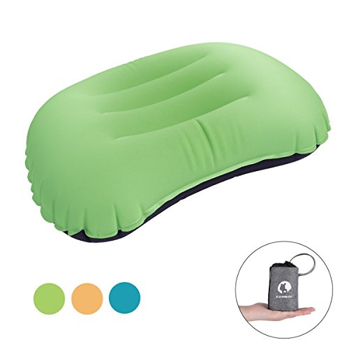 Preisvergleich Produktbild anway aufblasbares Kissen leichtes Luftkissen selbstaufblasbares Kissen kompaktes Camping Kissen bequemes Nackenkissen Reisekissen Sitzkissen vielseitig einsetzbar wie für Camping, Strand, Urlaubsreise,Outdoor oder Garten (Grün*)