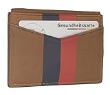 Querformat Fossil Herren Kreditkartenetui Kartenetui Lederetui Cognac 6563