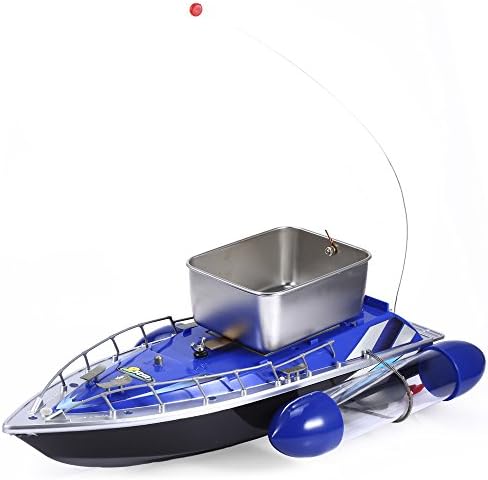 GBlife Mini RC Wireless Fishing Lure Bait Boat 200M Remote Control for Finding Fish - Blue