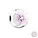 Produktbild MOCCI 925 Sterling Silber Kollektion Frühjahr Magnolien blühen Clip für Pandora Charme Armbänder Schmuck DIY Herstellung Wulst