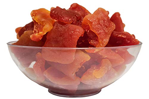 Papaya Disidratata/Essicata a Fette Naturale - Senza Zucchero - Qualità Superiore - 1 Kg - Garanzia Soddisfatto o Rimborsato