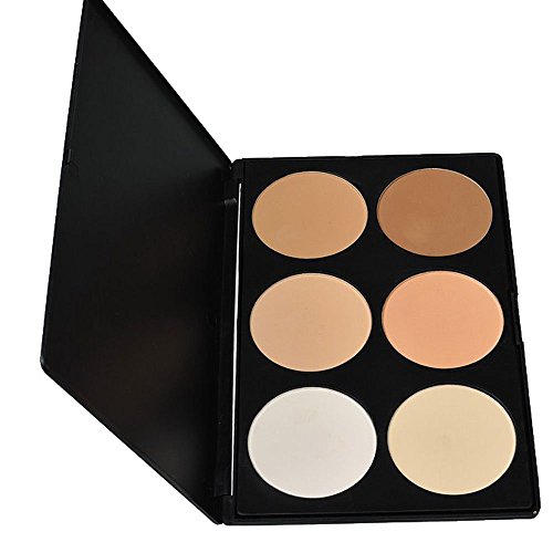 TOOGOO(R) Palette 6 Colors Makeup Contour Face Eye Powder Foundation