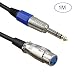 Produktbild Crewell Mikrofonkabel XLR weiblich auf Klinke 6,35/6,5 mm männlicher Klinkenstecker