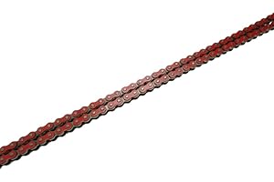 FLYING DREAM FLYINGDREAM Chaîne de moto 428 108 maillons pour 50 cc 70 cc 90 cc 110 cc 125 cc 250cc Dirt Pit Bike ATV, Go Kart, Mini Bike, Scooter, Quad (Rouge)