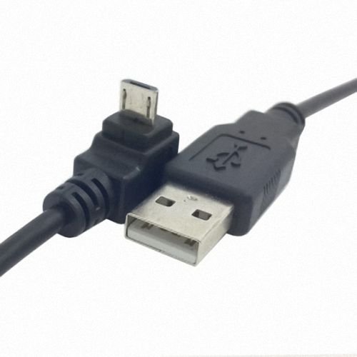 Chenyang oben abgewinkelte 90° Micro USB Männer zu USB Daten Ladekabel für i9500 9300 N7100