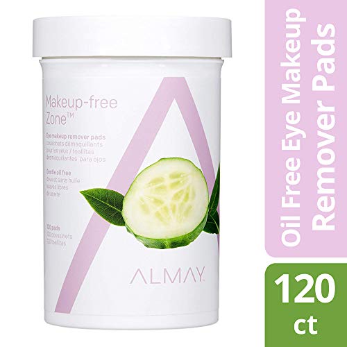 Almay Oil Free Gentle Eye Makeup Remover Pads 120 Ct by Almay