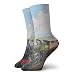 Produktbild Bgejkos Dampfzug und Eisenbahn Crew Socken lustige Neuheit dünne lässige Sport Comfort Work 11,8"