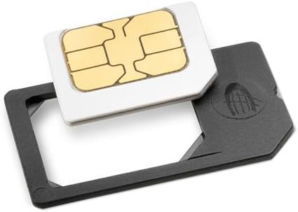 Sadapter 999507-SMCA Micro SIM to Full SIM Card Adapter - Retail Packaging - Gray