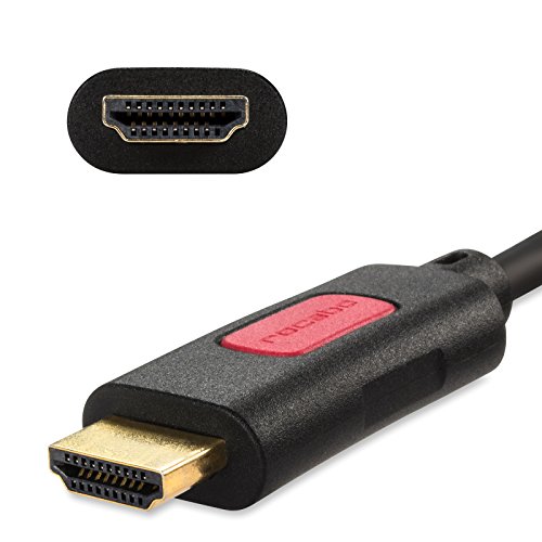 rocabo 1020 DisplayPort zu HDMI Kabel, Displayport (DP) auf HDMI, DisplayPort (Stecker M) zu HDMI (Stecker A), für PC, Computer, TV, Beamer, inkl. Audio-Übertragung, 1080p FULL HD, 3,00m, schwarz - 7
