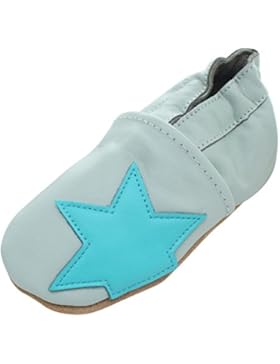 Krabbelschuhe (3-4 Jahre(26/27), Stern Türkis)