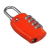 4-stellige Zahlenkombination für erhöhte Sicherheit - jedes Schloss kann auf Ihre persönliche Kombination eingestellt werden