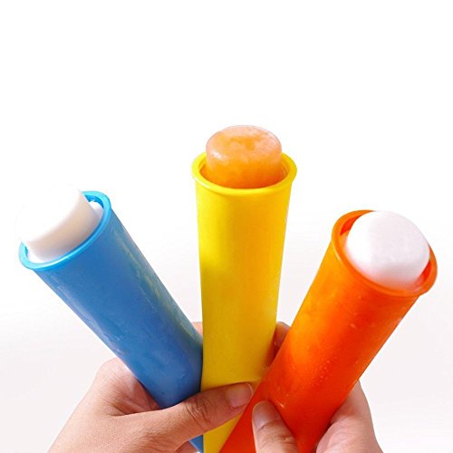 Vpsan Silikon-Eis-Pop Maker Set,Ice Pop Formen,100% Lebensmittelsilikon- BPA frei, FDA-zugelassenen-6 Stück - 5