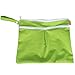 Damero 2pcs/pack Cute Travel Baby Wet and Dry Cloth Diaper Organiser Bag, Green+Blue