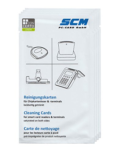 SCR Card Cleaning Kit 4er Pack – Reinigungskarten für Kartenleser mit praktis… - 2