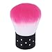 Elite99 Convenient Colourful Nail Remover Brush for Acrylic & UV Gel Polish Nail Art Decor Dust Powder Cleaner or Cosmetic Face Brush Make-up Manicure Foundation Rose Red
