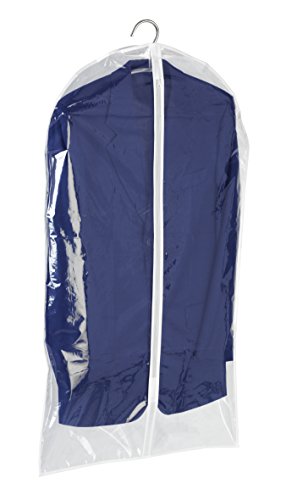 WENKO 3792700100 Kleidersack Transparent, Kunststoff - PEVA, Transparent