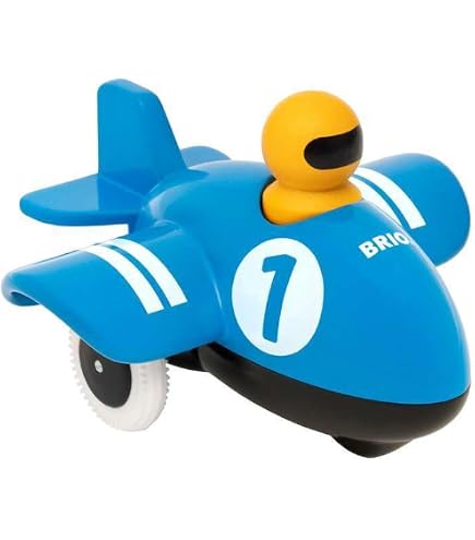 BRIO® Figurine voiture de course grande moteur à rétrofriction bois 30308 - Brio