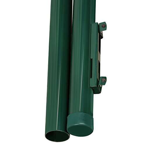 Songmics Gartentür Gartentor Wellengitter Tür Inkl. Schloss 150 x 106 cm GGD200G - 9