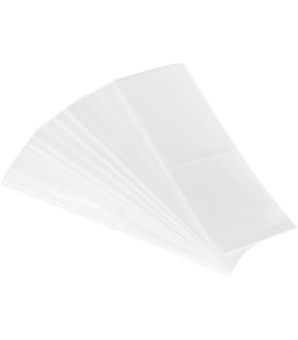 250 Bandes Rétractables Perforées PATIKIL 190x50mm - Film Thermorétractable Transparent Pour Bouteilles Et Bocaux 115-120mm