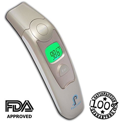?NEW? GOLD Digital Forehead And Ear Thermometer. Medical Thermometer Is Suitable For Baby, Infant, Toddler and Adults. Get Instant Readings. FDA Approved and CE Pass. Released Oct 2015