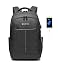 Produktbild Business Laptop Rucksack, mit USB Ladeanschluss Damen Herren Lässiger Daypacks Resistang für Reise Camping Wandern Ausflug Outdoor Arbeitstasche für Computer bei Arbeit Schule für 17 Zoll Notebook