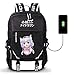 Produktbild GO2COSY Anime-Rucksack Daypack Studentententasche, Büchertasche für Miss Kobayashi's Dragon Maid Cosplay mit USB-Ladeanschluss
