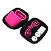 Produktbild Big-Mountain  5 in 1 AirPods Silikonhülle Case + Anti Verlorene Sportgurt + Silikon Halter + Ohr Abdeckungs Haken + Lager Tasche für Apple Skin Wasserdicht Zubehör Kopfhörer Set (Pink)