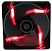 Produktbild BitFenix Spectre 200mm Lüfter rot LED schwarz