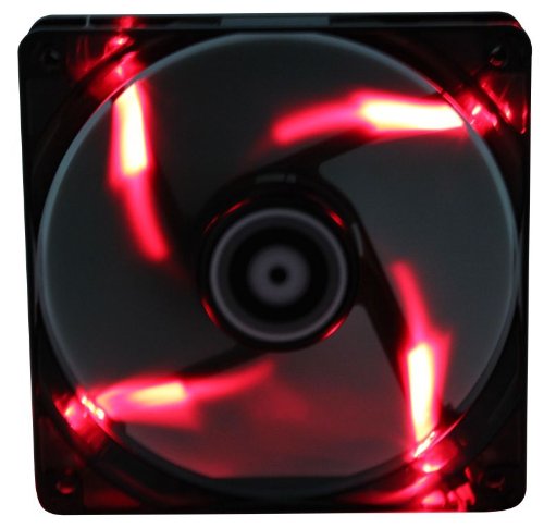 Preisvergleich Produktbild BitFenix Spectre 200mm Lüfter rot LED schwarz