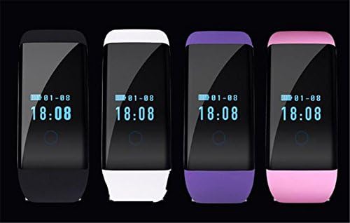 Bluetooth smart bracelet, Fitness Tracker,Wireless Smart Activity Trackers Wristband Blood Pressure Heart Rate Monitor Sport Bracelet Pedometer Watch (pink)