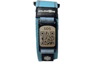 SILINCODE Pulsera deportes Qr SOS, seguridad y tranquilidad, en caso de emergencia, socorro, accidente o asistencia médica, identificación, estado de salud, contactos para avisar con Geolocalización y alerta.