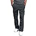 Produktbild BenCreative Männer lässige Multi-Pocket gerade Overalls Cargohosen Arbeitshose Dark Grey L