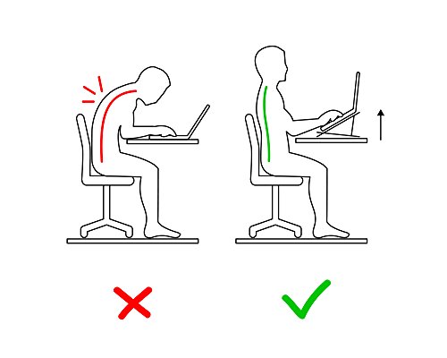 Hüllen mit Ständer, Ultra Portable Notebook Riser Stand für MacBook und PC - 7